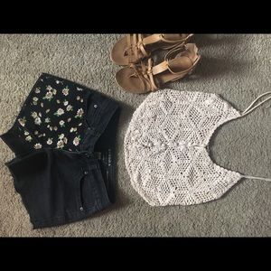 Vintage handmade high waisted shorts